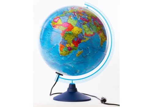 Глобус Земли политический 320мм с подсветкой Классик Евро