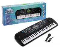 Синтезатор SONATA руссиф. инструкция панель 54 клавиши 100 ритмов 100 тембров 10 демо мелодий 5 удар