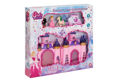 Замок для кукол Girl's club с аксессуарами свет+звук батарейки в комплекте в/к