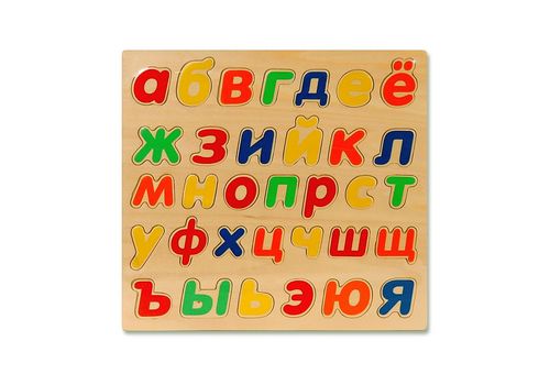 Деревянная игрушка Altacto Пазл - Учим алфавит