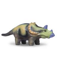 Сквиши Игрушка-сквиш Maxitoys Антистресс-Динозавр, Трицератопс, 23 см, в Красочном Пакете с Окошком
