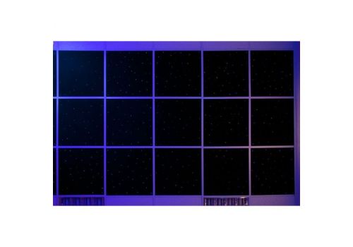Потолок Звездное небо комплект из 9 плиток с источником света и интерактивным пультом управления