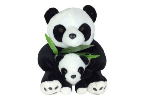 Панда с малышом