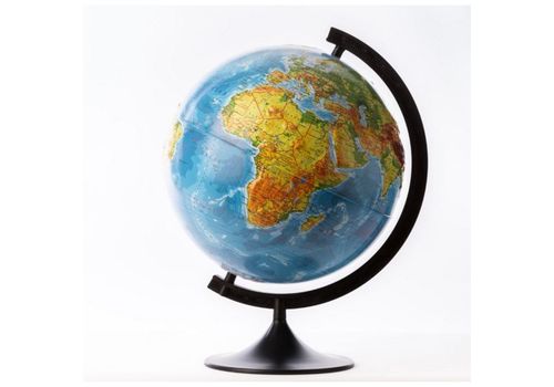 Глобус Земли физический 320мм рельефный
