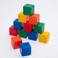 Набор цветных кубиков  (12 шт, 60*60)