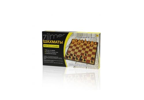 Настольная игра Zilmer Шахматы 25*15*3,5см картон/дерево