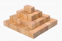 Кубики деревянные 100 шт