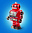Головоломка 3D  Робот красный