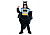 Карнавальный костюм ЧЕРНЫЙ ПЛАЩ (куртка, брюки, нарукавники, пояс, шапка, плащ,сапоги,маска) ассорт.