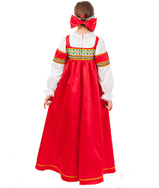 Карнавальный костюм Марьюшка сарафан, повязка на голову