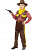 Карнавальный костюм Ковбой рубашка с жилетом, брюки, бандана, шляпа, пистолет с кобурой