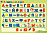 Комплект таблиц Обучение грамоте 5-6 лет 'Маленький грамотей' (8 таблиц+16 карт.)