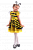 Карнавальный костюм Пчелка (платье, ободок) размер 110-56