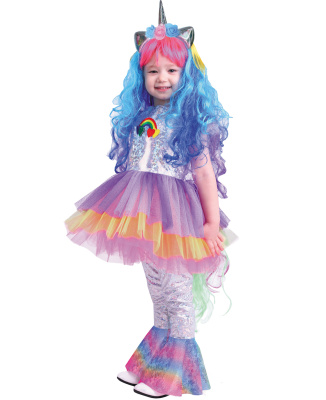 Карнавальный костюм Пони Виви платье, легинсы, парик,ободок с ушками и рогом