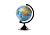 Глобус Земли физический 210мм рельефный Классик