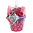 Набор Disney Минни №3: ведро малое с наклейкой, ситечко-цветок, совок №2, грабельки №2, формочка