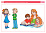 Комплект карточек с заданиями для групповых занятий с детьми от 5 до 6 лет. Развиваем творческие способности (воображение и речь)