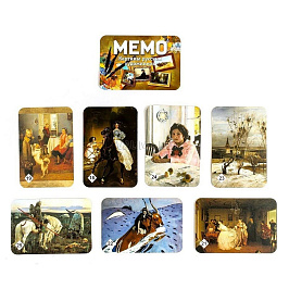 Мемо Картины русских художников (50 карточек),12*17*4 см